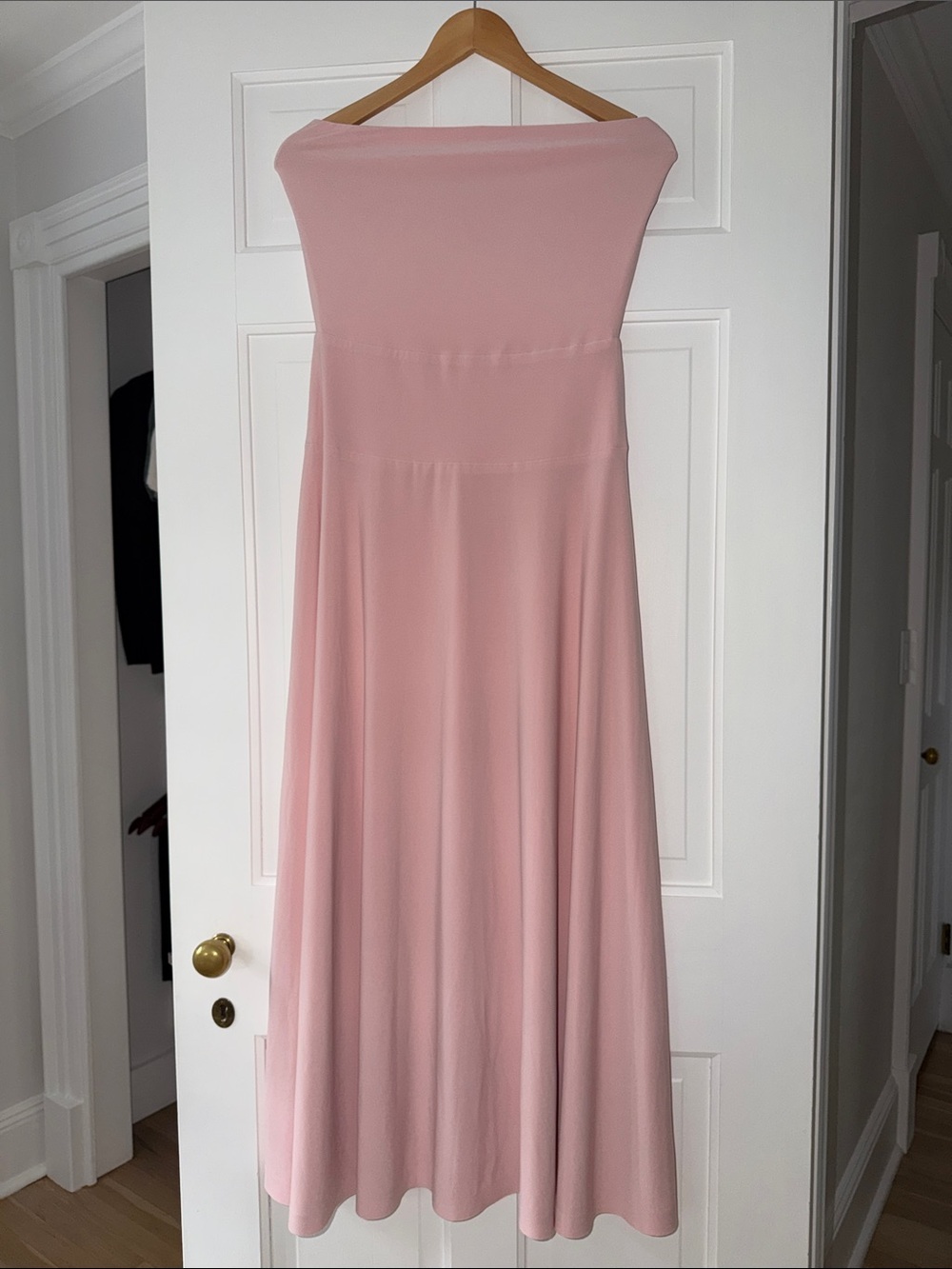 Norma KamaliStrapless Pink Maxi Dress never worn